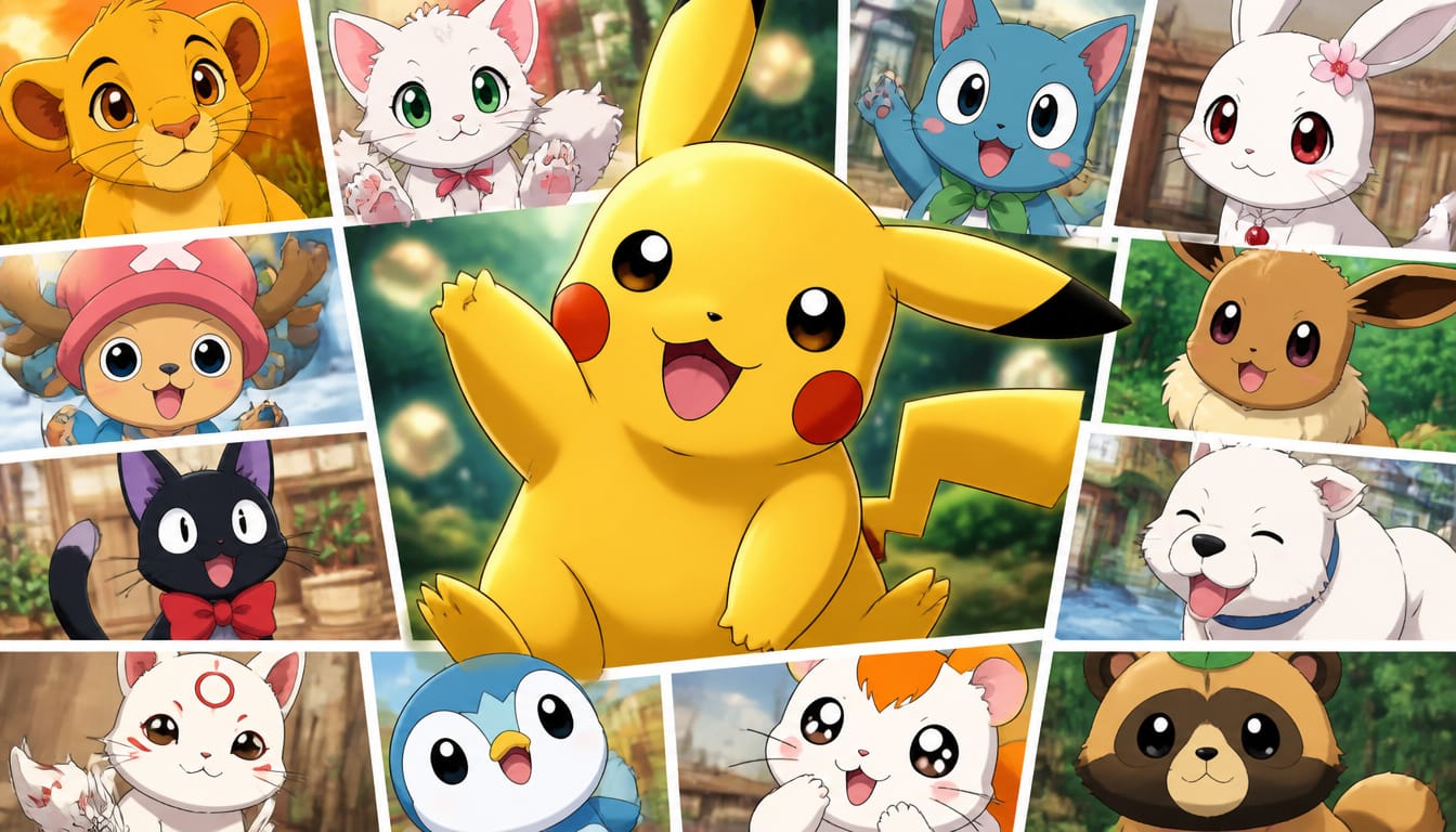 Top 15 Cutest Anime Animals Ranked