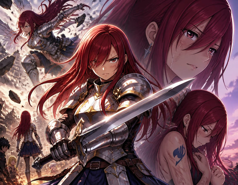 Unveiling the Secrets Behind Erza Scarlet's Strength and Vulnerability in Fairy Tail