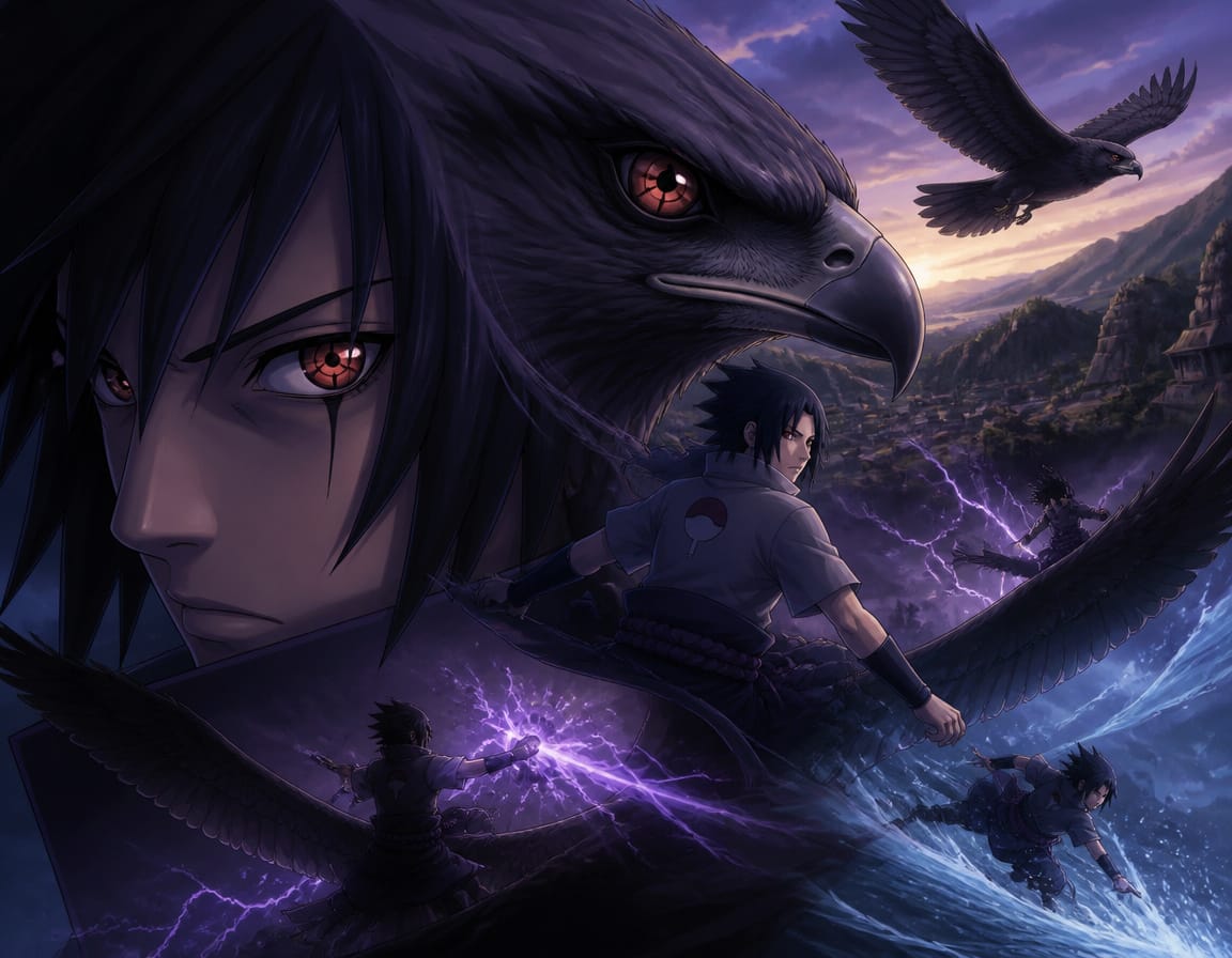 Sasuke’s Hawk Vision: Flight and Insight in the Elements of Anime