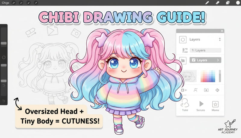 Detailed Guide to Drawing Chibi Characters with Proportion Tips