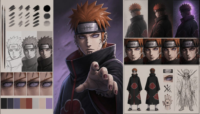 How to Paint Anime Villains: Brush Techniques, Shading & Character Design Secrets
