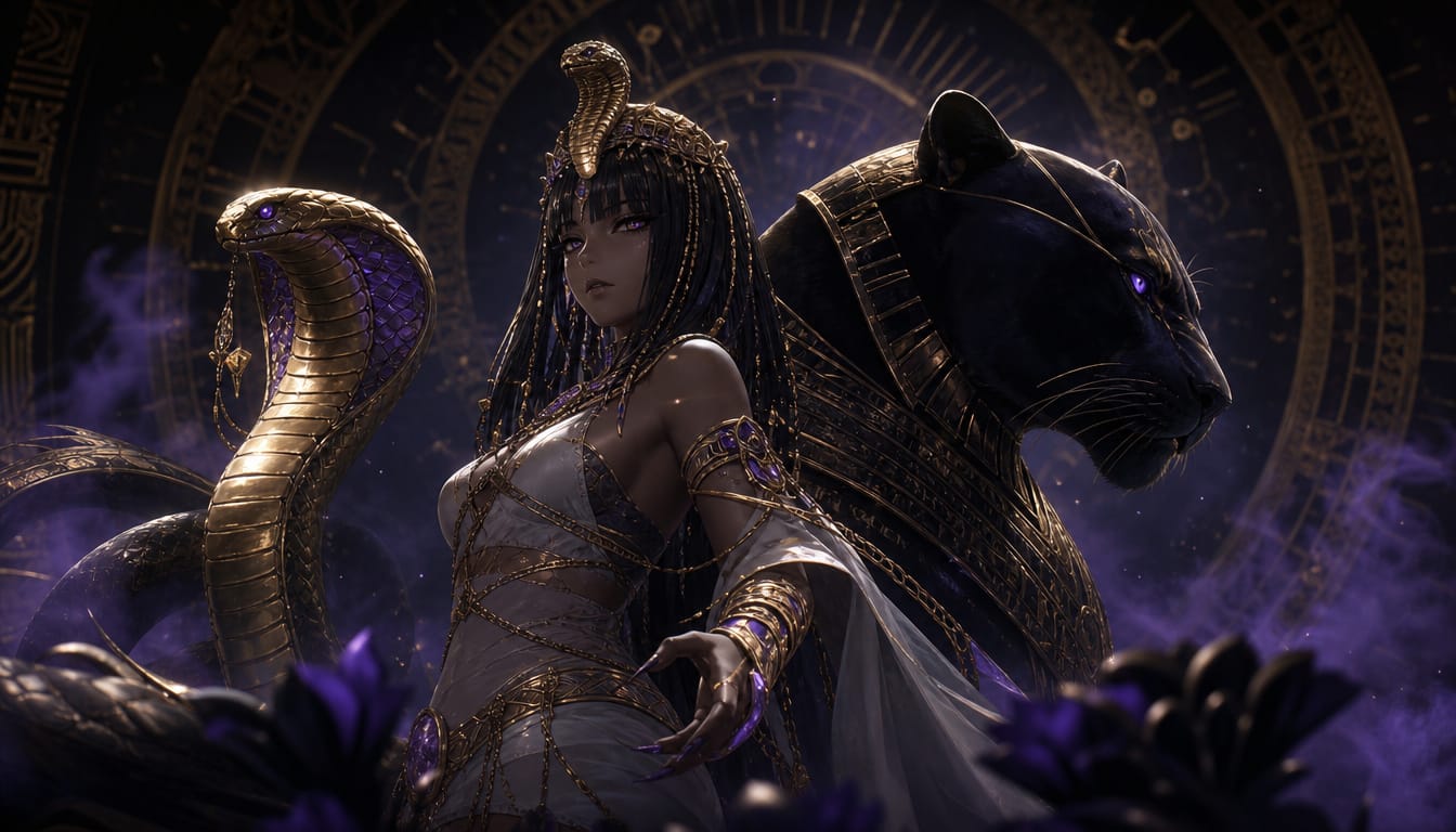 Uraeus & Shadow: How Cobra and Panther Symbolism Shape FGO's Most Fearsome Servants