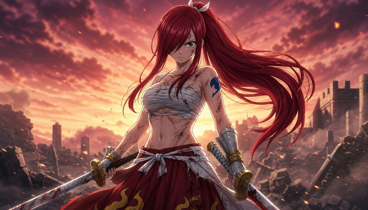 Erza Scarlet: The Knight of Fairy Tail — Strength, Trauma & the Magic That Defines Her