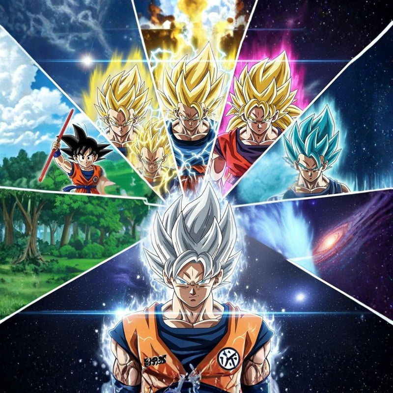 The Evolution of Goku Through the Years