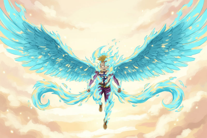 Riotous Flames in One Piece: The Phoenix Totem of Marco's Rebirth