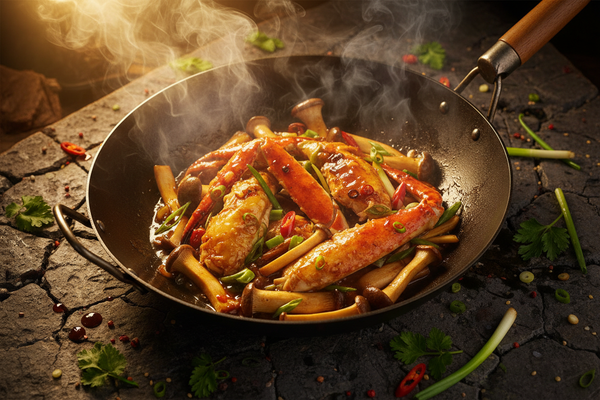 Senshi's Giant Scorpion & Walking Mushroom Stir-Fry — Delicious in Dungeon Recipe