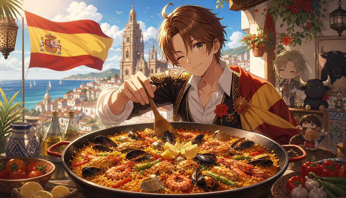 Paella & Anime: Spain's Iconic Dish Through an Otaku Lens