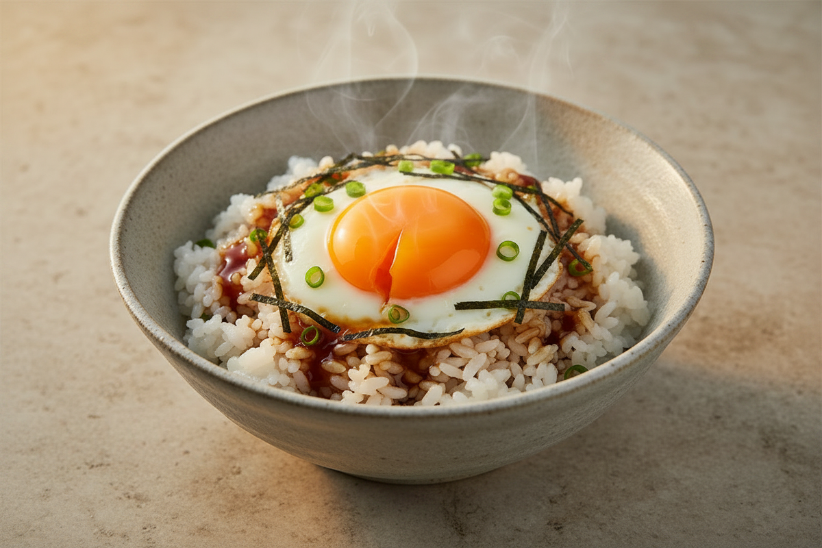 Food Wars Tamago Egg Tsukimi Recipe (Shokugeki no Soma)