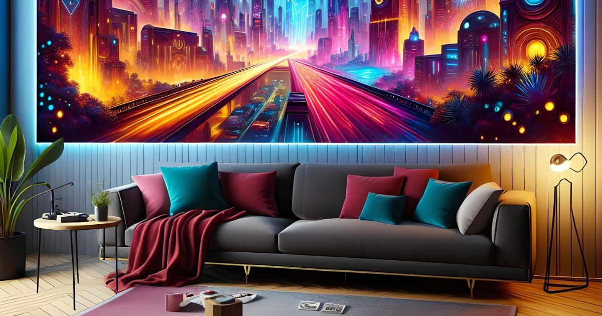 Ambient Lit Anime Display