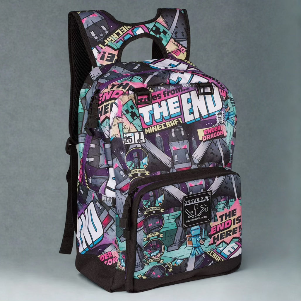 Minecraft Ender Dragon Backpack School Bag - FIHEROE.
