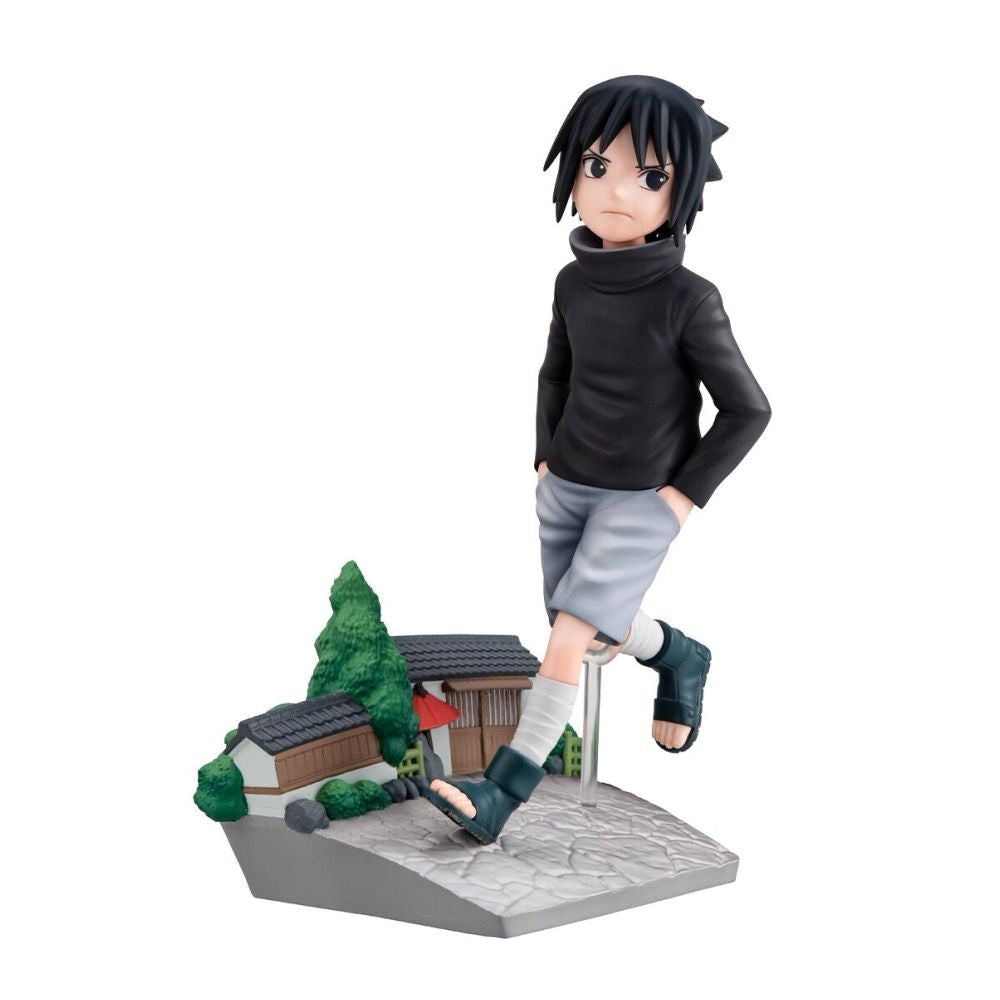 Authentic MegaHouse MH GEM Naruto Shippuden Childhood Uchiha Sasuke GO KartRider Figure image 5