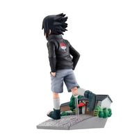 Authentic MegaHouse MH GEM Naruto Shippuden Childhood Uchiha Sasuke GO KartRider Figure image 1