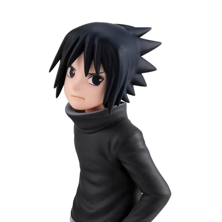 Authentic MegaHouse MH GEM Naruto Shippuden Childhood Uchiha Sasuke GO KartRider Figure image 2
