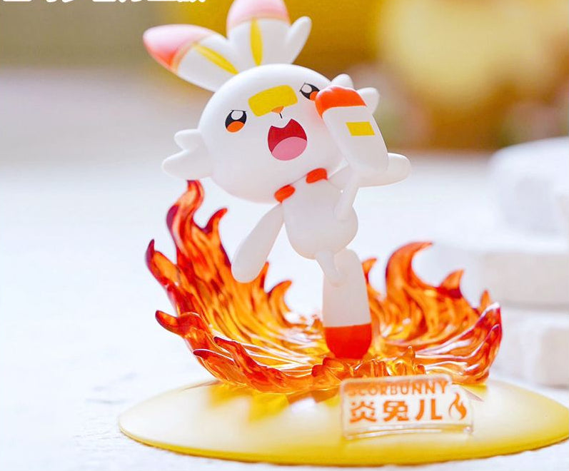 Authentic Pokémon figurines Pikachu Gengar Eevee desktop ornaments blind box gifts and plush toys image 4