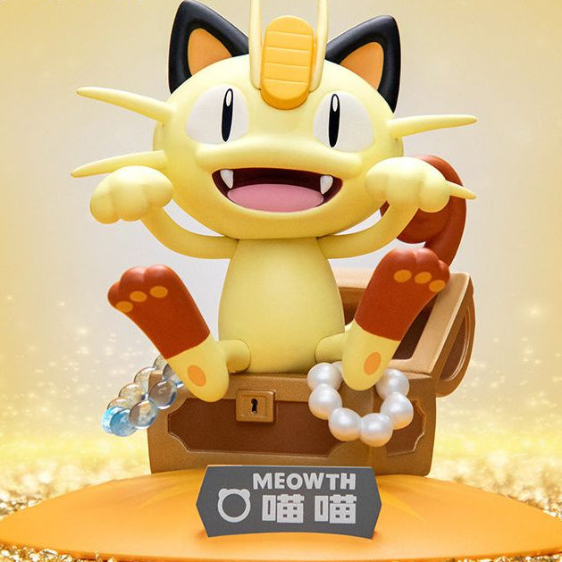 Authentic Pokémon figurines Pikachu Gengar Eevee desktop ornaments blind box gifts and plush toys - FIHEROE.
