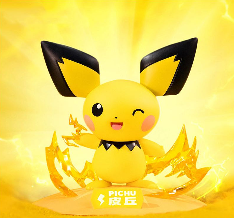 Authentic Pokémon figurines Pikachu Gengar Eevee desktop ornaments blind box gifts and plush toys - FIHEROE.