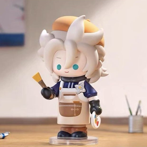 POPMART Genshin Impact cross dressing romantic theme Q series blind box surrounding Walnut Wendy - FIHEROE.