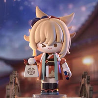 POPMART Genshin Impact cross dressing romantic theme Q series blind box surrounding Walnut Wendy - FIHEROE.