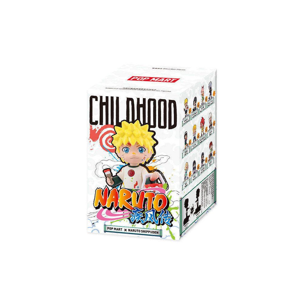 POPMART Bubble Mart Naruto Shippuden Childhood Series Handheld Blind Box Ornament Toy Sasuke - FIHEROE.