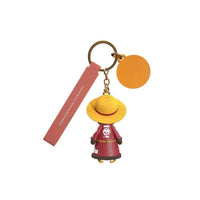 Genuine One Piece Anime Figure Luffy Chopper Keychain Pendan image 4