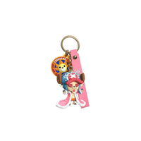 Genuine One Piece Anime Figure Luffy Chopper Keychain Pendan image 5