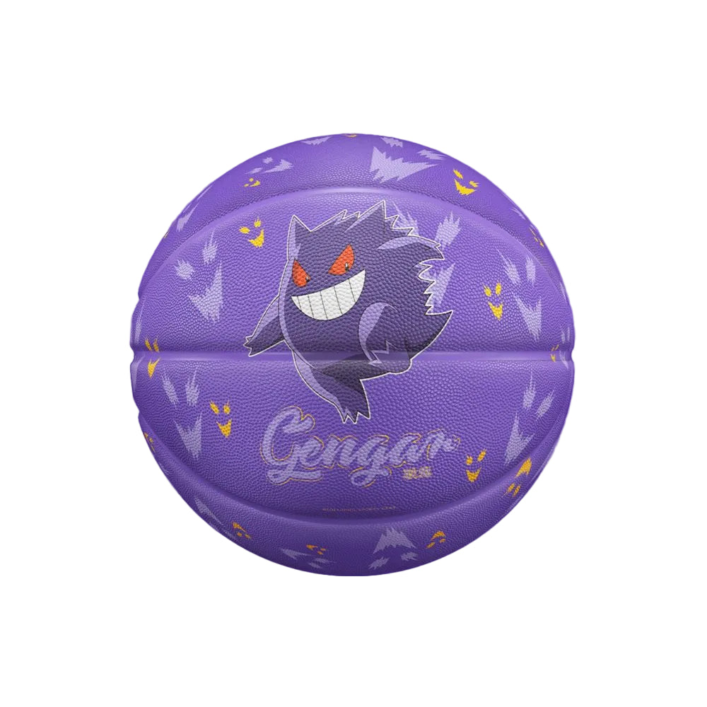Veidoorn Pokemon Gengar Basketball Size 3 5 5 7 for Adults Size 5 Durable Rubber Basketball for Training Authentic image 0