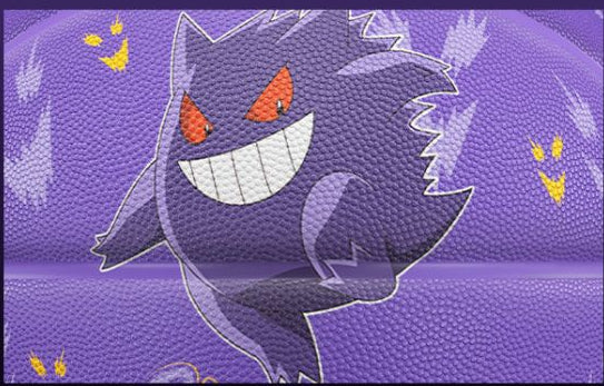 Veidoorn Pokemon Gengar Basketball Size 3 5 5 7 for Adults Size 5 Durable Rubber Basketball for Training Authentic image 1