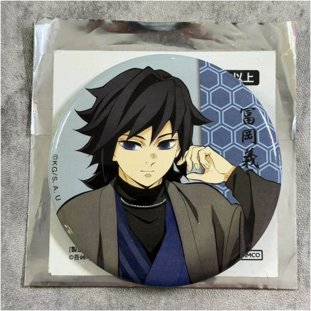 Demon Slayer Giyuu Tomioka Anime Acrylic Standee and Badge Set Bandai Namco image 2