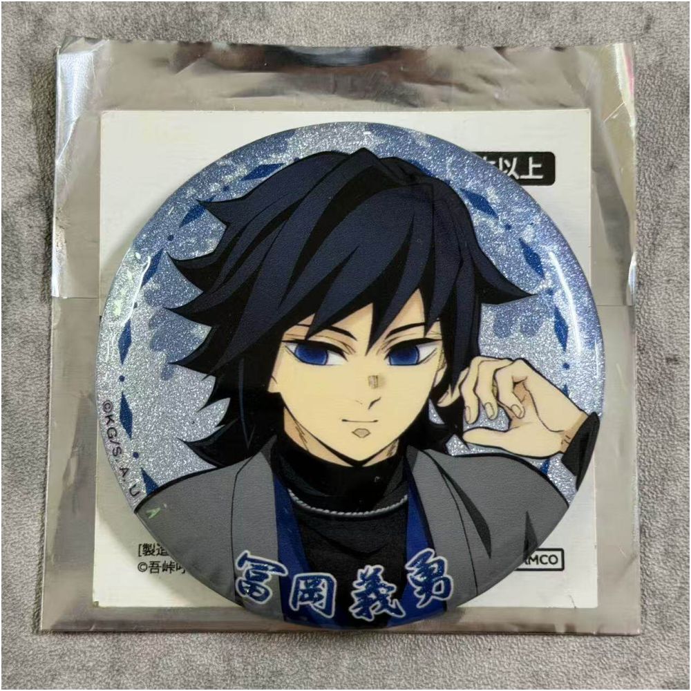 Demon Slayer Giyuu Tomioka Anime Acrylic Standee and Badge Set Bandai Namco image 3