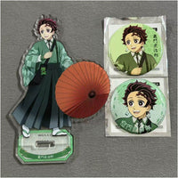 Demon Slayer Kamado Tanjiro anime Bandai Namco Standee and Badge set image 0