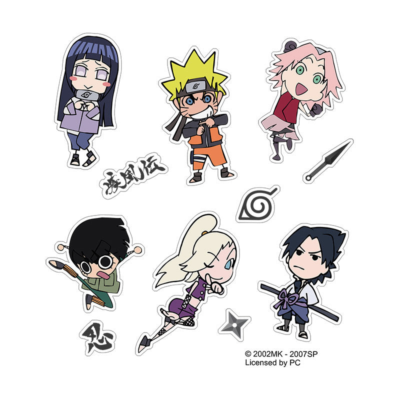 Naruto Officially Licensed Waterproof Sticker Pack