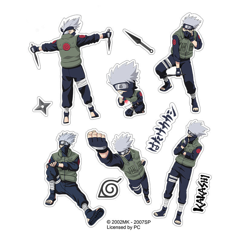 Naruto Officially Licensed Waterproof Sticker Pack
