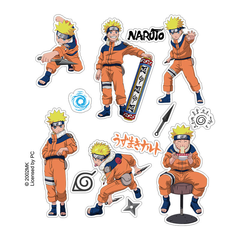 Naruto Officially Licensed Waterproof Sticker Pack
