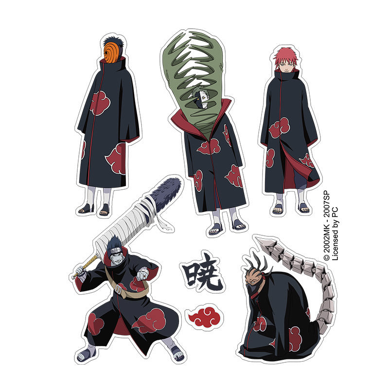 Naruto Officially Licensed Waterproof Sticker Pack