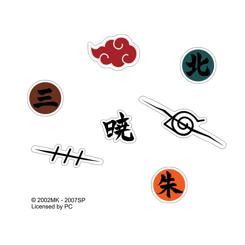 Naruto Officially Licensed Waterproof Sticker Pack