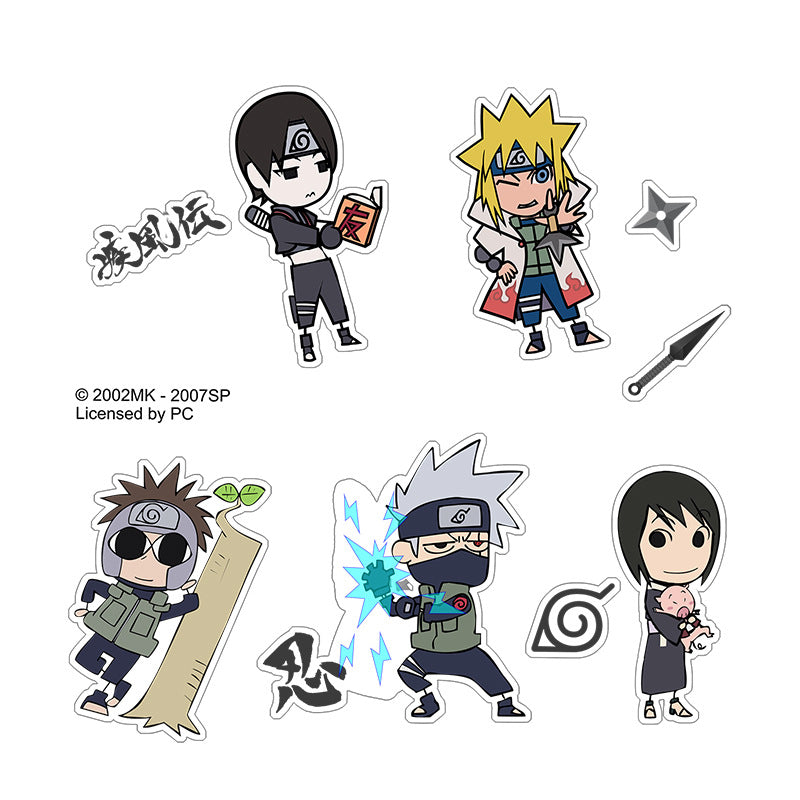 Naruto Officially Licensed Waterproof Sticker Pack