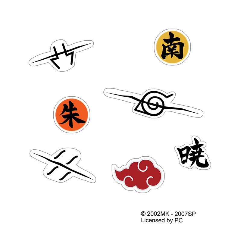 Naruto Officially Licensed Waterproof Sticker Pack