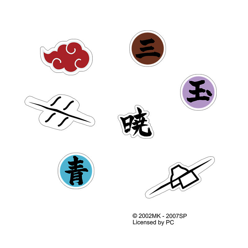 Naruto Officially Licensed Waterproof Sticker Pack