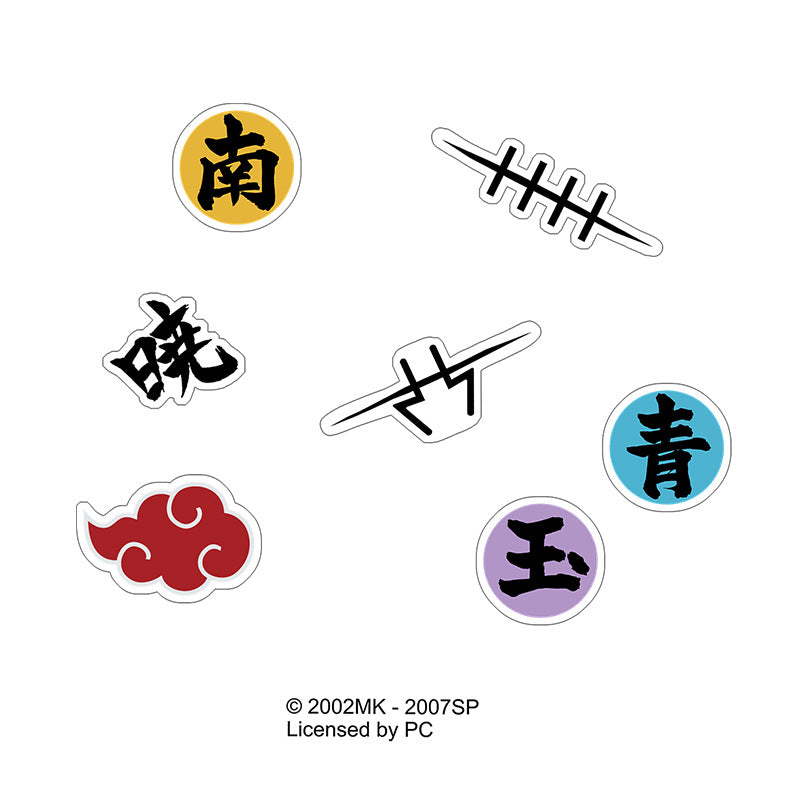 Naruto Officially Licensed Waterproof Sticker Pack