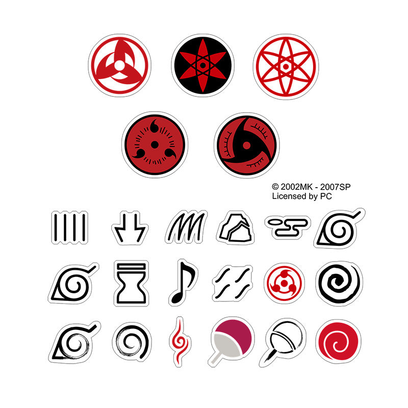 Naruto Officially Licensed Waterproof Sticker Pack