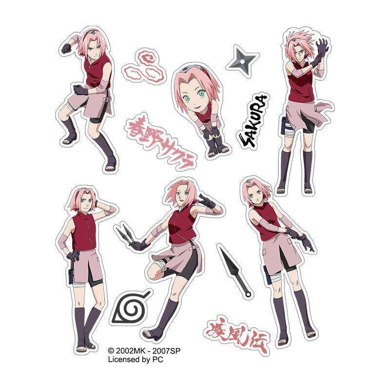 Naruto Officially Licensed Waterproof Sticker Pack