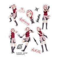 Naruto Officially Licensed Waterproof Sticker Pack