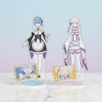 Re:ZERO Acrylic Standees - Rem & Emilia Official