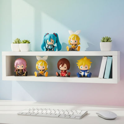 Vocaloid Chibi Figures Set - 6pc Miku Collection
