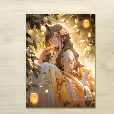 Anime Girl Coloring Book for Adults | 32 Pages - FIHEROE.