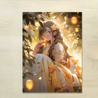 Anime Girl Coloring Book for Adults | 32 Pages - FIHEROE.