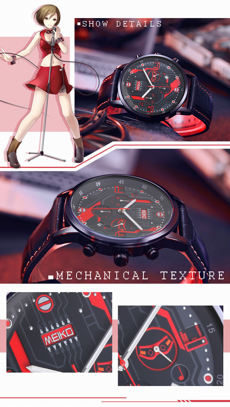 MEIKO Overture Six-Hand Quartz Watch by Lucky Stone