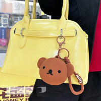 Genuine authorized Miffy Rabbit silicone coin purse cute mini earphone bag pendant Boris coin storage bag