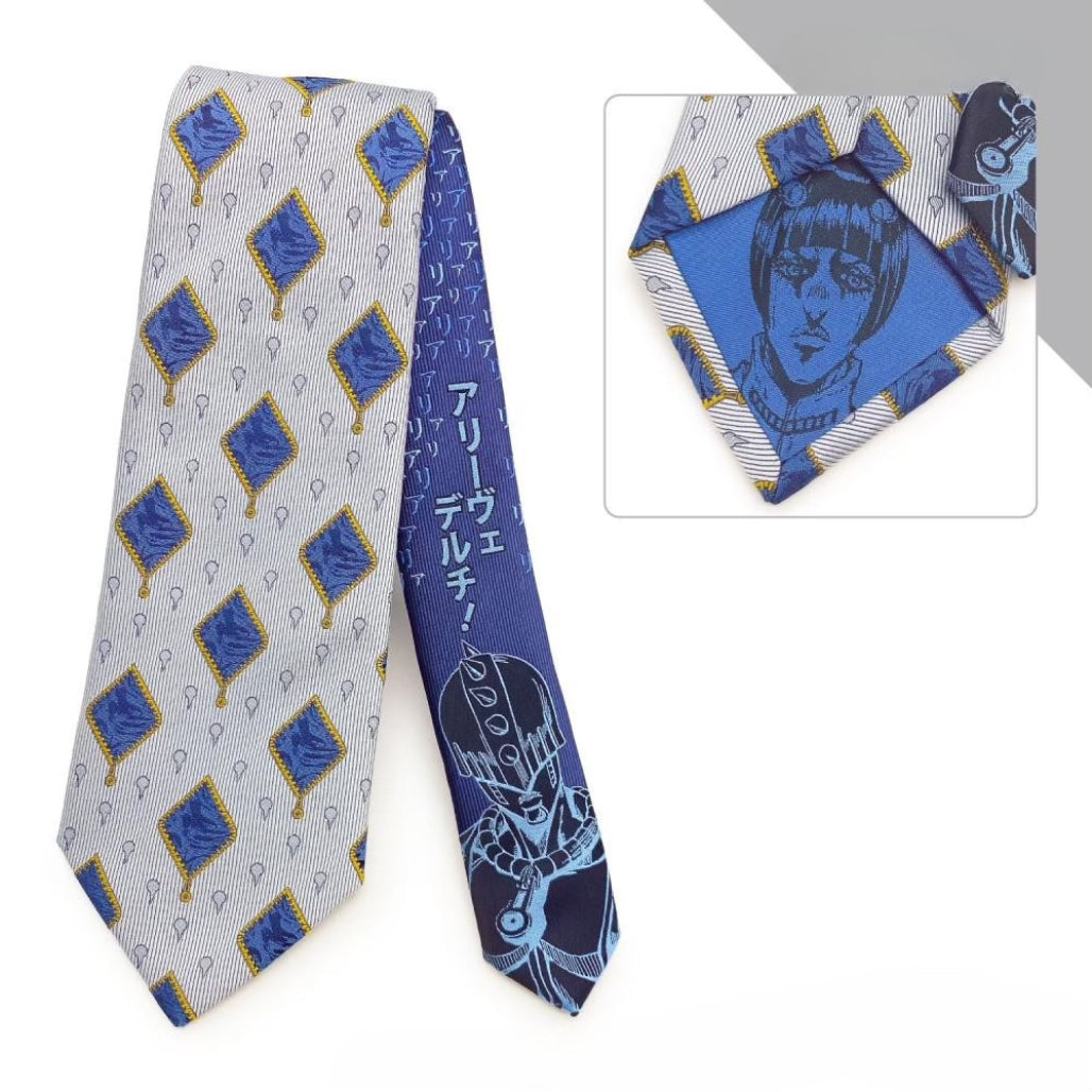 Golden Wind Jojo's Bizarre Adventure Neckties - FIHEROE.
