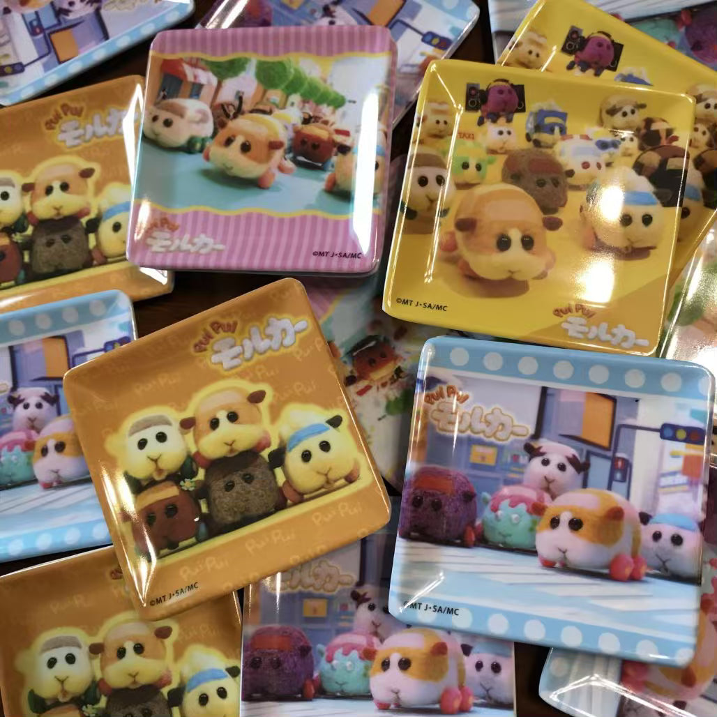 Pui Pui Molcar Plate - Bandai Melamine Dish